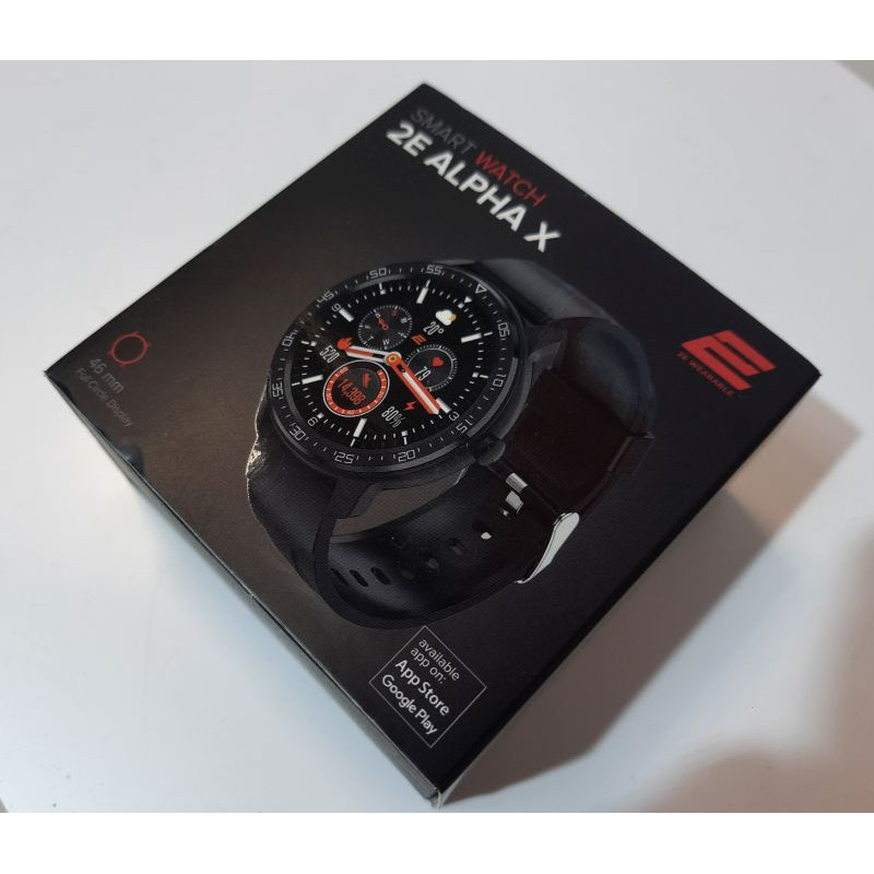 Used Smartwatch 2E Alpha X 46 mm Black-Silver (2E-CWW30BKSL)