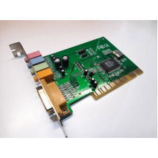 Used PCI sound card, Manli C-Media CMI8738, 4 channels