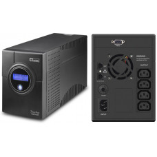 UPS line-interactive Mustek PowerMust 1000 LCD, 1000VA, 600W, Tower, without battery