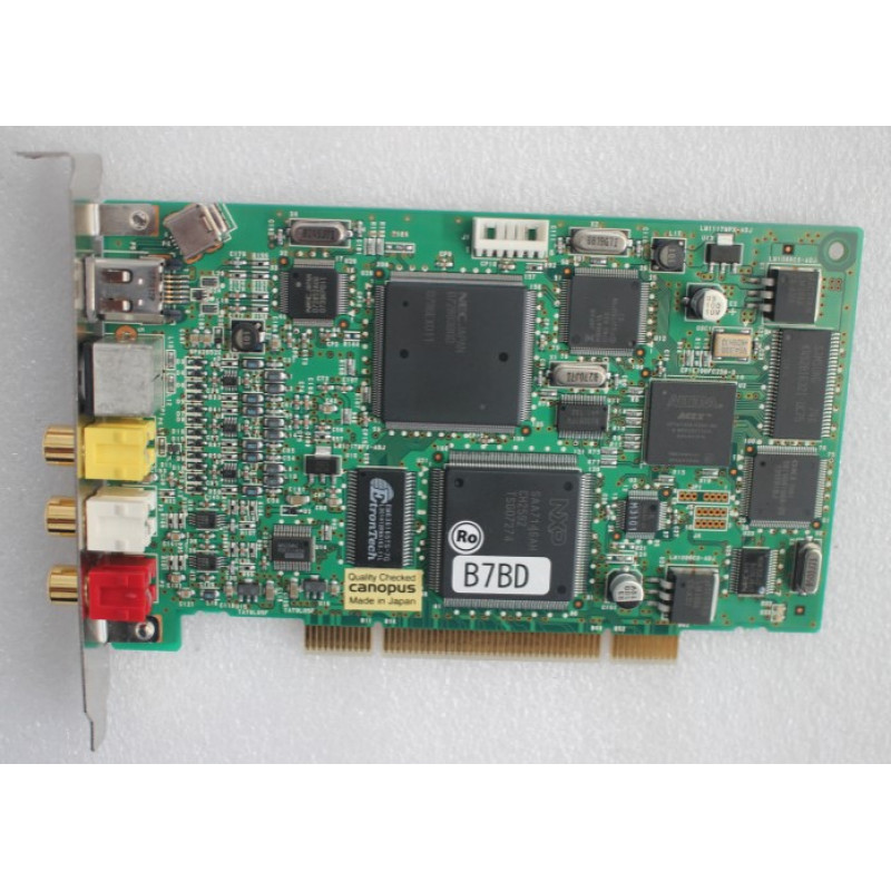 Used Non-linear video editing board Canopus DVStorm XA PLUS DVX-E1, PCI, S-video, FireWire, Composite