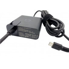 БУ Блок живлення (зарядка) HP 20V, 3.25A, 65W, USB Type C, Black, Original