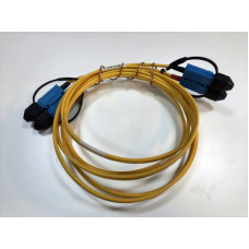 Used Fiber optic patch cord AMP 6348260-2 (SC-SC, Duplex, Singlemode, 2m)