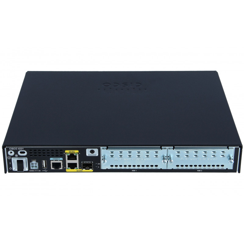 БУ Маршрутизатор Cisco ISR 4221 35Mbps-75Mbps, 2xWAN/LAN, 1xSFP, 2xNIM