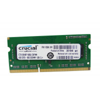 БУ Оперативная память 4 ГБ, DDR3L, для ноутбуков, Crucial (1600 МГц, 1.35 В, CT51264BF160BJ.C8FNN