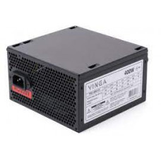 БУ Блок питания 400 Вт Vinga, 24+4 pin, питание видеокарты - Нет, 120 мм, ATX, PSU-400-F3