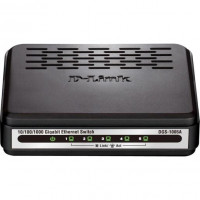 Used Unmanaged Switch D-Link DGS-1005A, 5 x 1000 Mbps
