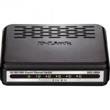 Used Unmanaged Switch D-Link DGS-1005A, 5 x 1000 Mbps