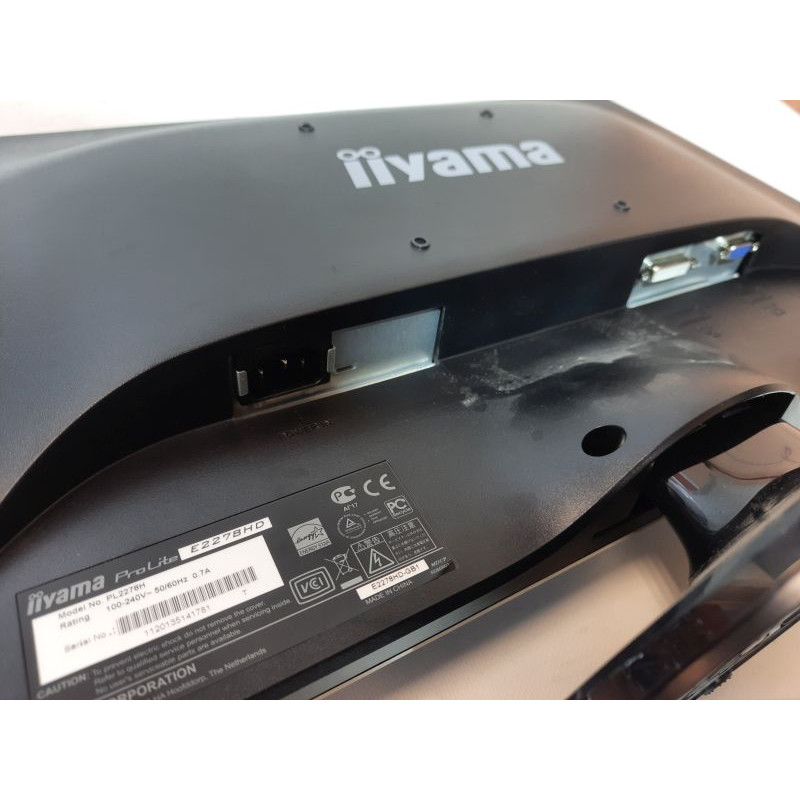 Markdown! BU Monitor 21.5" LED TN, Iiyama E2278HD_1781, 1920x1080 (16:9) 5ms, VGA, DVI (scratch)