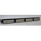 Used Patch panel 24 ports, 1U AMP, Cat.5e, UTP (406330-1)