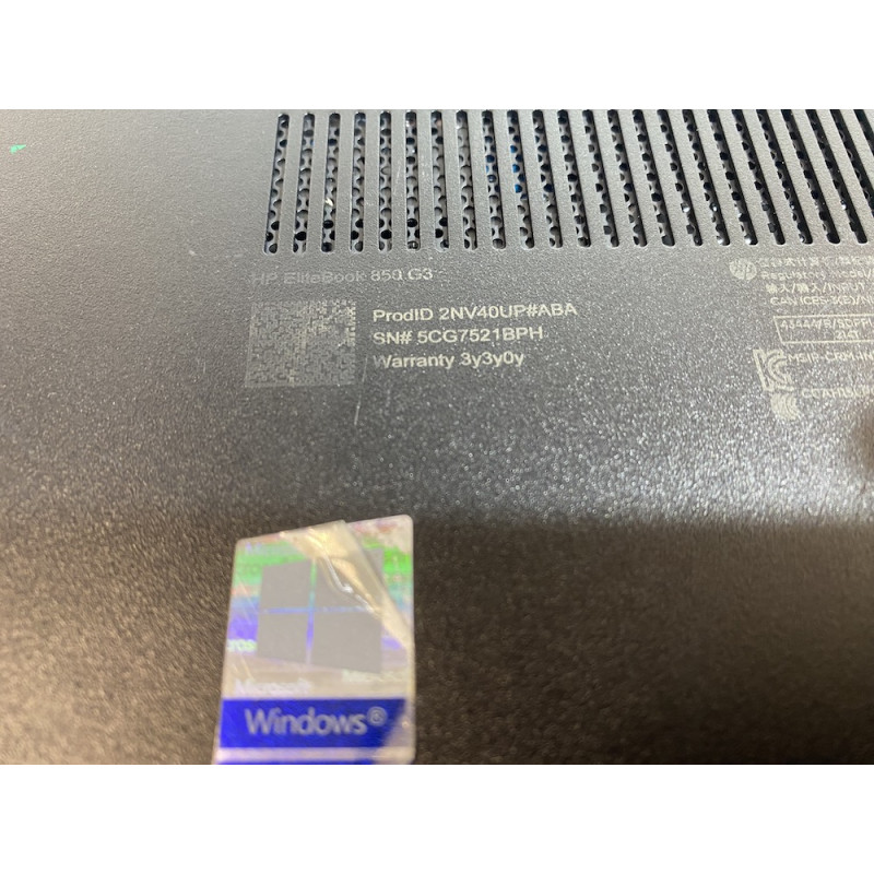 БУ Ноутбук 15.6" HP EliteBook 850 G3, i7-6600U (2.6 ГГц), 16GB DDR4, Radeon R7 M365X, 256GB SSD