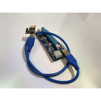 БУ Райзер PCI-EX, x1-x16, 6-pin, USB 3.0 AM-AM 0.6 м