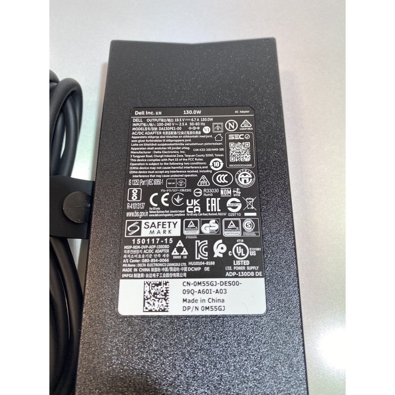 Док-станция Dell Dock WD19, 130W, подключение USB Type C (210-ARJG)