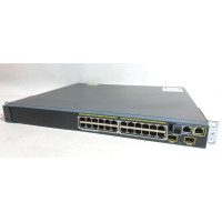 БУ Комутатор керований Cisco WS-C2960S-24PD-L V02, Layer 2, 24 x Gigabit PoE+, 2 x 10G SFP+