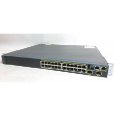 БУ Коммутатор управляемый Cisco WS-C2960S-24PD-L V02, Layer 2, 24 x Gigabit PoE+, 2 x 10G SFP+