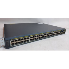 БУ Коммутатор управляемый Cisco WC-C2960S-48LPS-L V04, Layer 2, 48 x Gigabit PoE+, 4 x 10G SFP+