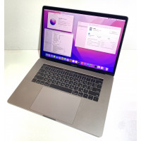 БУ Ноутбук 15.4" Apple MacBook Pro 15" Space Gray, i7-7700HQ, 16GB DDR3, Radeon Pro 555, 2 ГБ, 512GB