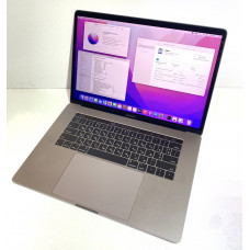БУ Ноутбук 15.4" Apple MacBook Pro 15" Space Gray, i7-7700HQ, 16GB DDR3, Radeon Pro 555, 2 ГБ, 512GB