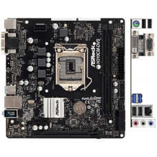 Used Motherboard s1151, ASRock H310CM-DVS (2xDDR4, Intel H310, PCI-Ex16x1, VGA, DVI, microATX)