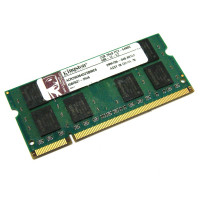 БУ Оперативна пам`ять 2 ГБ, DDR2, для ноутбуків, Kingston (800 МГц, 1.8 В, CL6, ACR256X64D2S800C6)