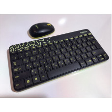 Used Set (keyboard and mouse) Logitech MK240 Wireless Combo Black