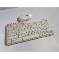 БУ Комплект (клавіатура та миша) Logitech MK240 Wireless Combo White