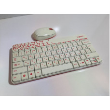 Used Set (keyboard and mouse) Logitech MK240 Wireless Combo White