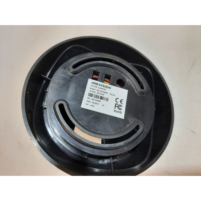 Used Camera Hikvision DS-2CC502P, 3.6 mm, BNC, DC 12V