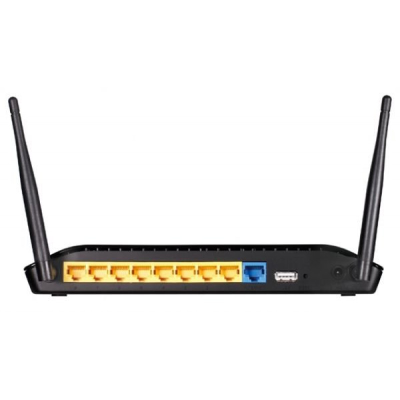 БУ Маршрутизатор D-Link DIR-632, Wi-Fi b/g/n (300mbit/ps), 100mbit WAN, 8x100mbit, USB