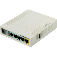 Used Router MikroTik RB951G-2HnD, 5 x Gigabit, USB, PoE in
