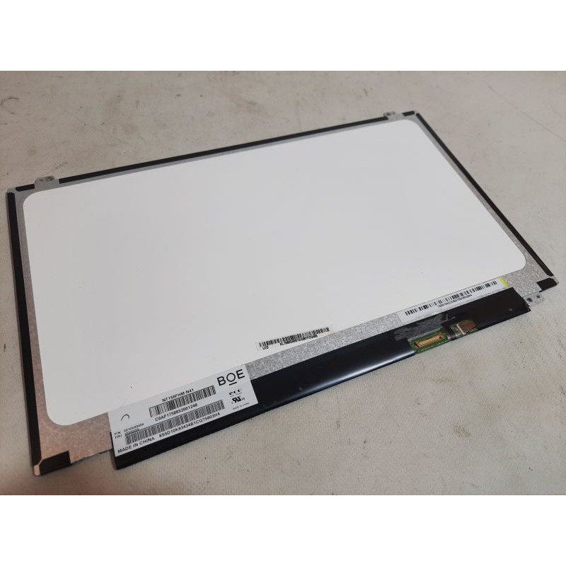 БУ Матриця (дисплей) 15.6" BOE NT156FHM-N41 (slim, eDP, 1920x1080, 30pin, дод. панель, верт. вушка)