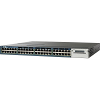 БУ Коммутатор управляемый Cisco Catalyst WS-C3560X-48PF-E V05, 48 PoE x Gigabit (RJ45)