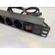 БУ Блок розеток MY 19" 8 розеток, выкл., сталь, корпус PDU 220В, 16А, С14 (GNS2808)