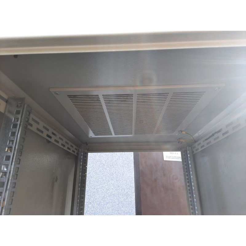 Used Floor-standing cabinet 27U 600X800, glass door/no door, on legs