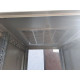 Used Floor-standing cabinet 27U 600X800, glass door/no door, on legs