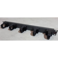 Used Cable organizer 1U Molex 25.B016G, plastic rings
