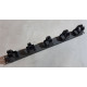 БУ Кабельный организатор 1U Molex 25.B016G, кольца пластик, кольца пластик