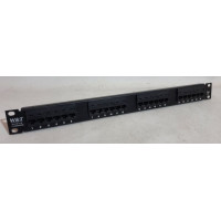 Used Patch panel 24 ports, 1U W&T, Cat.5e, UTP (WT-2089A-CAT.5E)