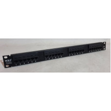 Used Patch panel 24 ports, 1U W&T, Cat.5e, UTP (WT-2089A-CAT.5E)