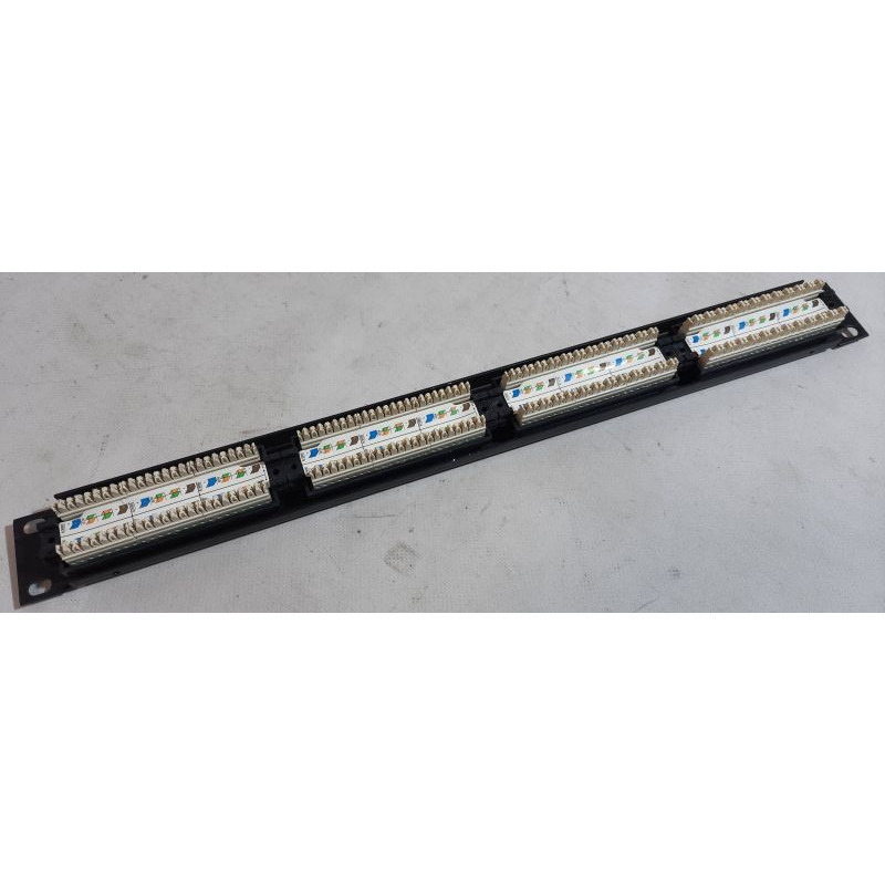 Used Patch panel 24 ports, 1U W&T, Cat.5e, UTP (WT-2089A-CAT.5E)