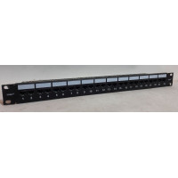 Used Patch panel 24 ports, 1U ULAN, Cat.5e, FTP (UEC-URP-24-UD2)