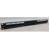 Used Patch panel 16 ports, 1U ULAN, Cat.5e, FTP (UEC-URP-16-UD2)