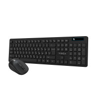 Комплект (клавіатура та миша) Vinga KBSW-100, бездротовий, USB, чорний