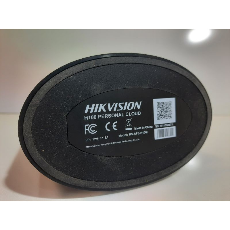 Hikvision H100i NAS Server, 2 x 2.5" (without drives) Wi-Fi AC, USB Type C, Gigabit Ethernet