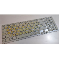 Клавіатура для ноутбука Sony Vaio SVE151 (149032911GB) наклейки, white