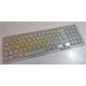 Keyboard for Sony Vaio SVE151 laptop (149032911GB) stickers, white