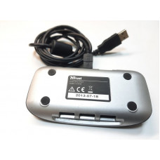 Used Hub USB 2.0 Trust Curve 17524, 4 ports