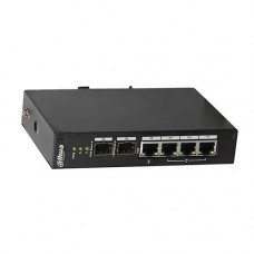 Used Managed Switch Dahua DH-PFS4206-4P-96, 3 x 100mbit, 1 x Gigabit PoE, 2 x Gigabit SFP