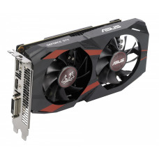 БУ Відеокарта ASUS GeForce GTX 1050 Ti (4 ГБ, GDDR5, 128 біт, 1328/7008 МГц, DVI, HDMI, DPort, CERBE