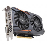 БУ Відеокарта Gigabyte GeForce GTX 1050 (2 ГБ, GDDR5, 128 біт, 1379/7008 МГц, DVI, HDMI, DPort, GV-N