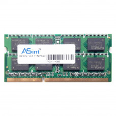 БУ Оперативная память 4 ГБ, DDR3, для ноутбуков, ASint (1333 МГц, 1.5 В, CL9, SSA302G08-GDJEC)